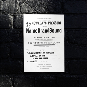 CD Shop - NAME BRAND SOUND NOWADAYS PRESSURE EP