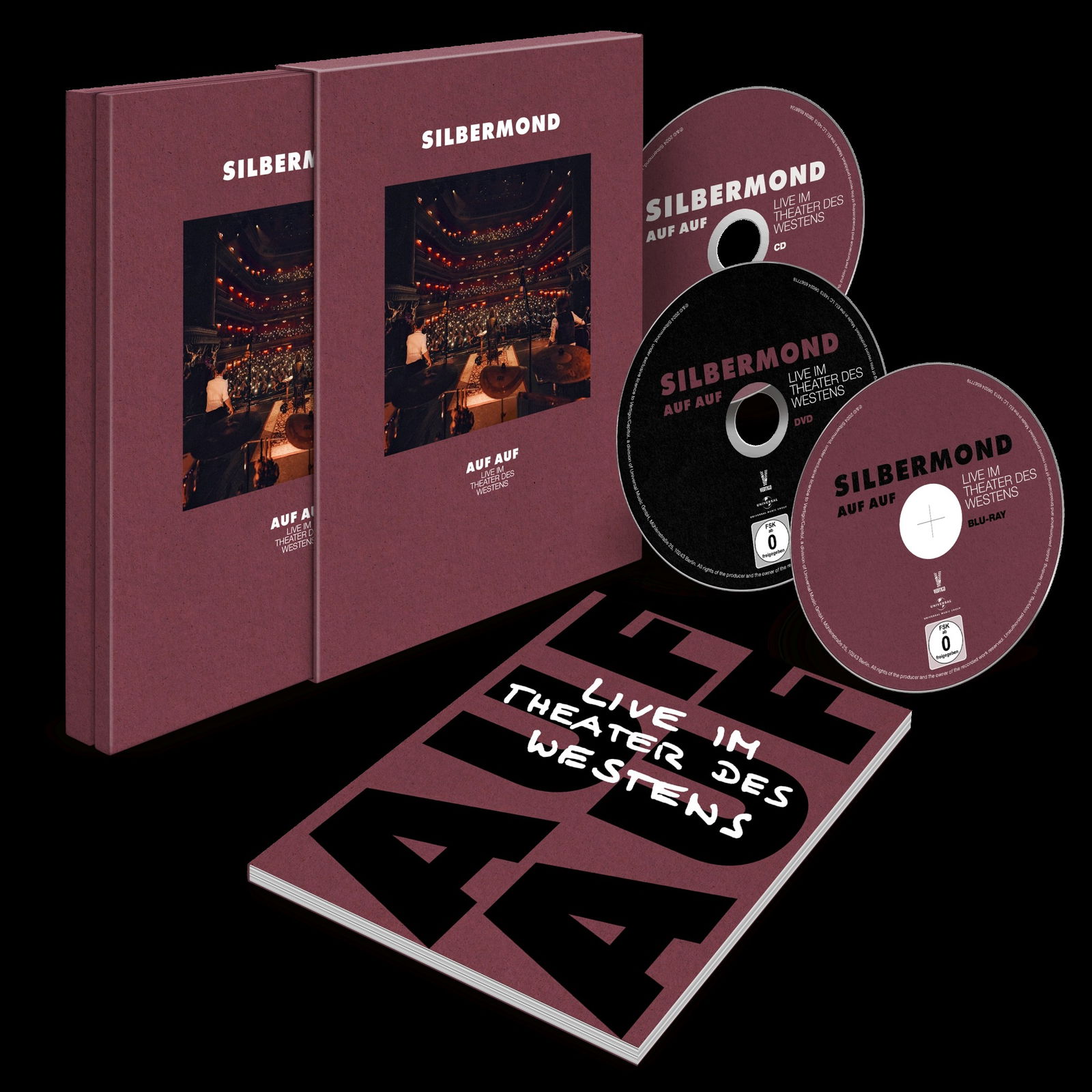 CD Shop - SILBERMOND AUF AUF - LIVE IM THEA...