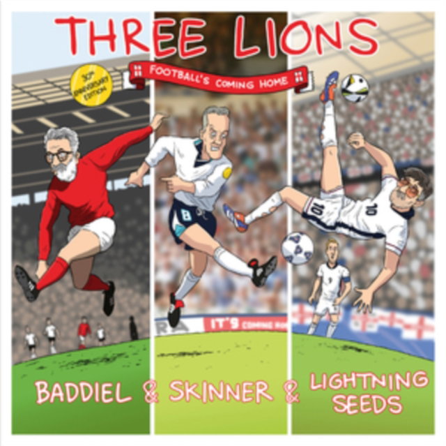 CD Shop - BADDIEL, SKINNER & LIGHTNING SEEDS 7-THREE LIONS