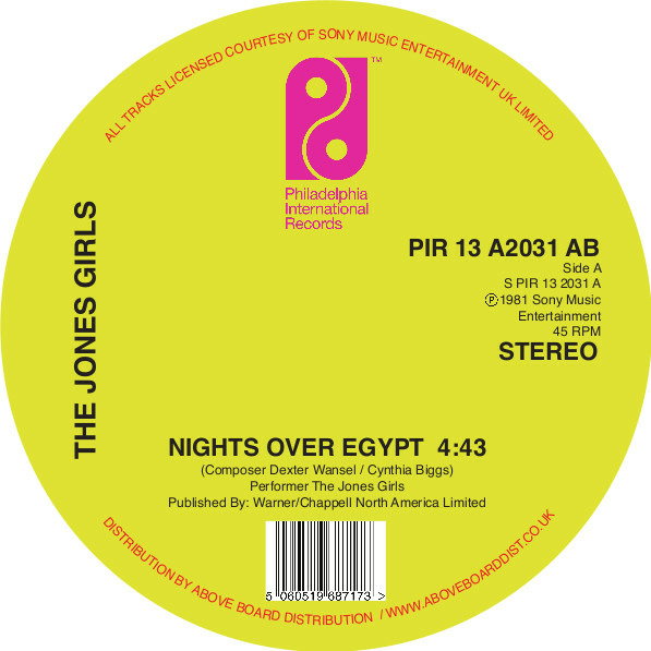 CD Shop - JONES GIRLS NIGHTS OVER EGYPT