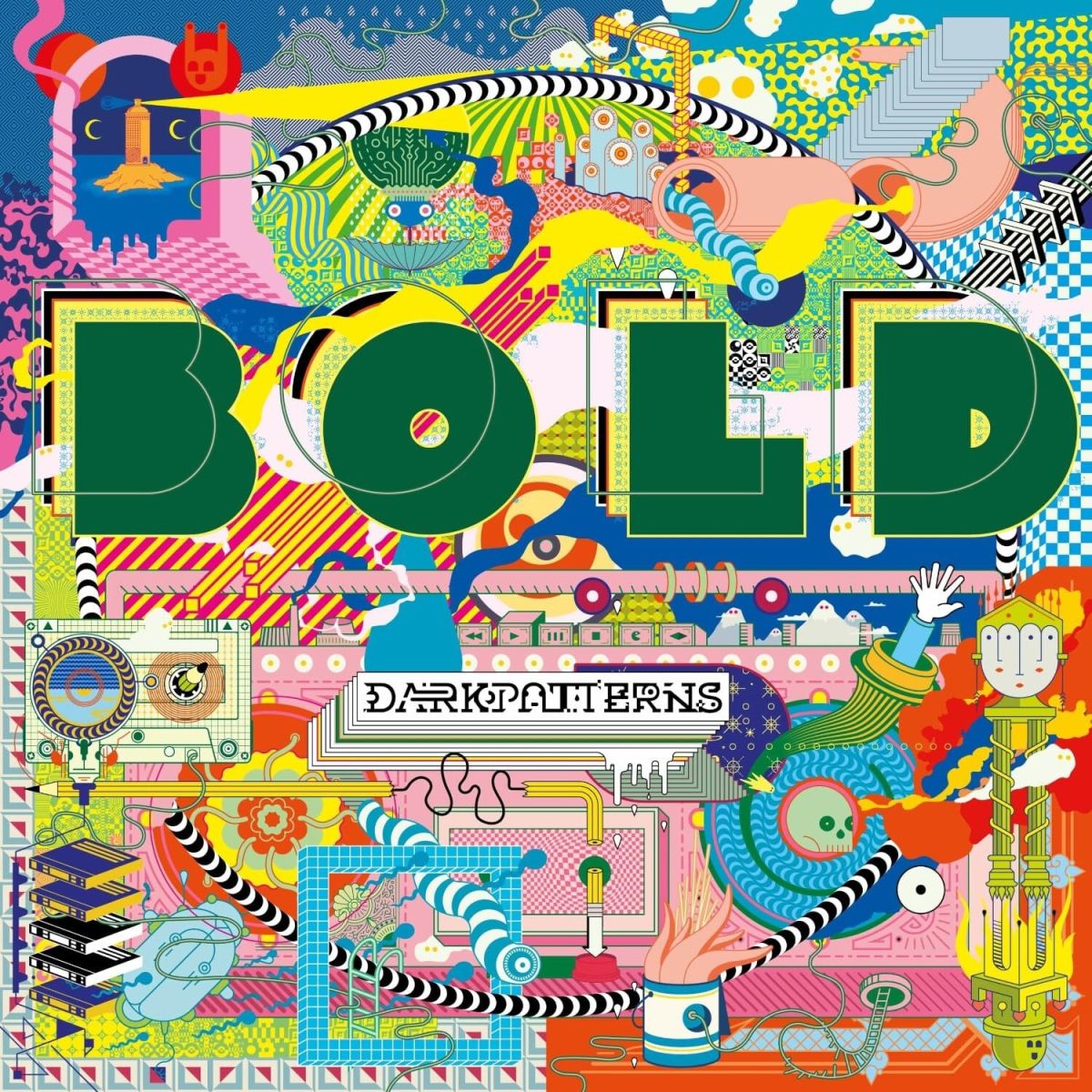 CD Shop - BOLD DARK PATTERN