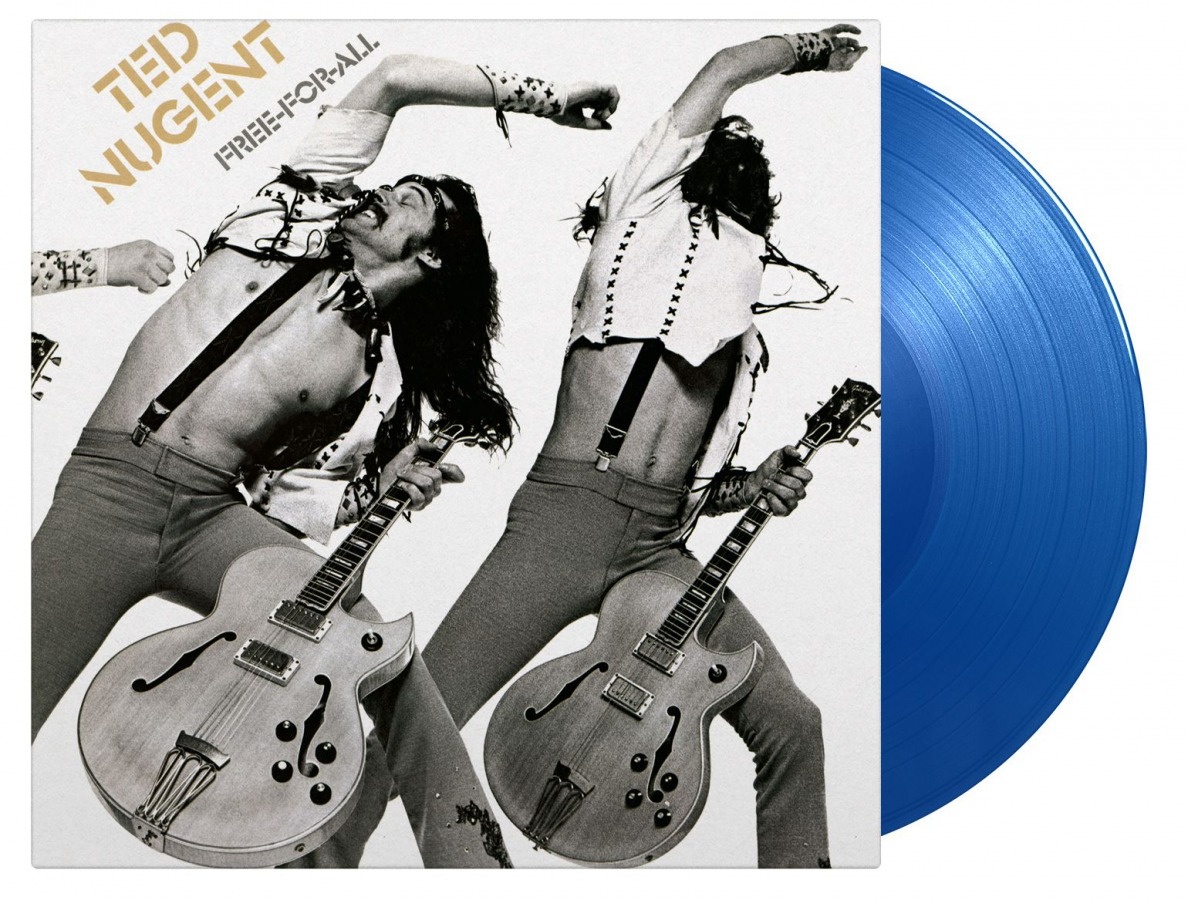 CD Shop - TED NUGENT Free for All (translucent blue vinyl, 180gr)