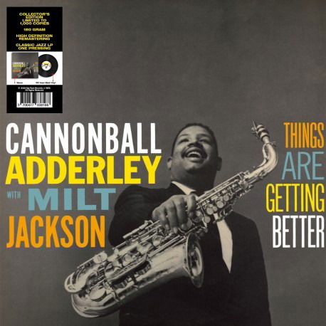 CD Shop - CANNONBALL ADDERLEY,MILT JACKSON THINGS ARE GETTING BETTER