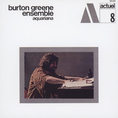 CD Shop - BURTON GREENE ENSEMBLE AQUARIANA