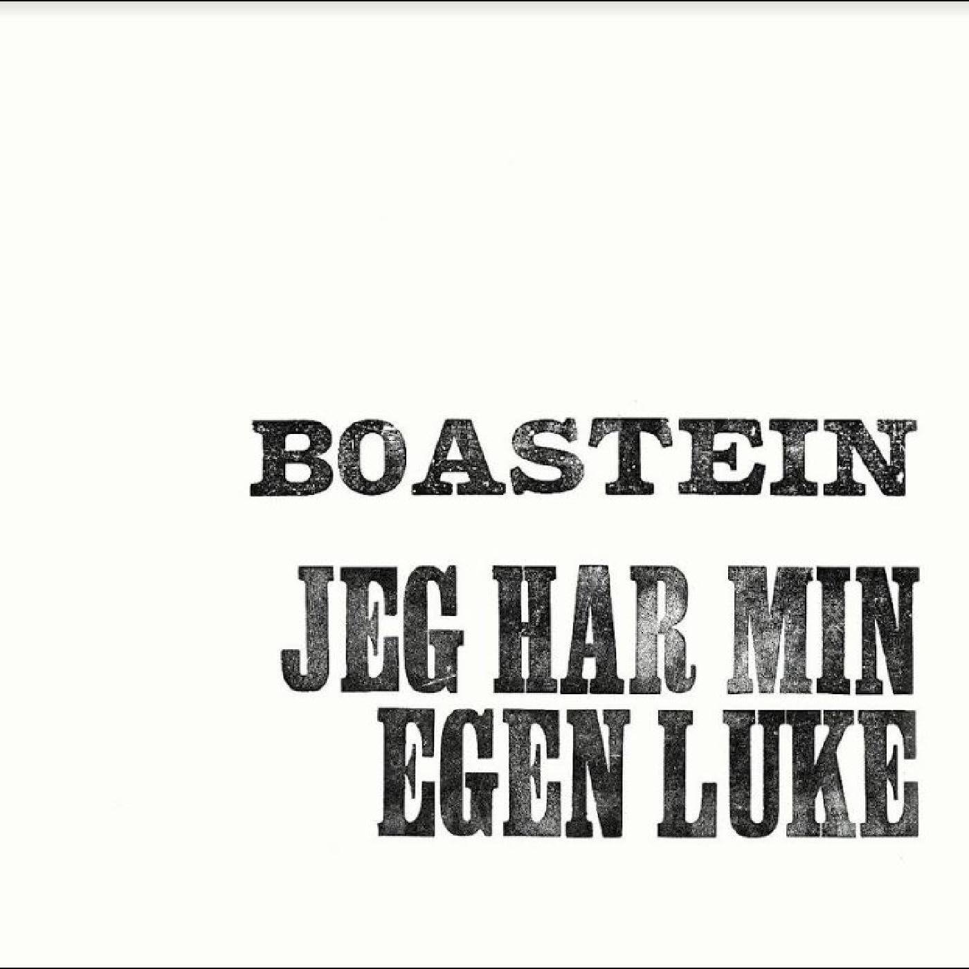 CD Shop - BOASTEIN JEG HAR MIN EGEN LUKE