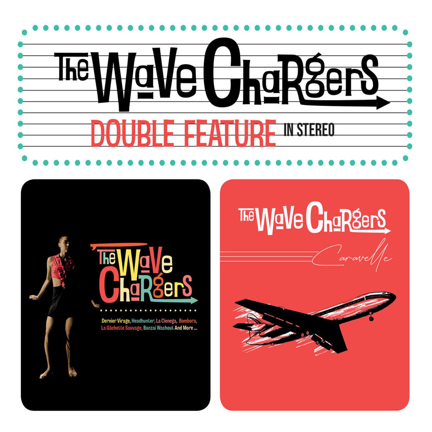 CD Shop - THE WAVE CHARGERS DOUBLE FEATURE
