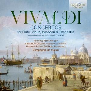 CD Shop - TOMMASO ROSSI,ALESSANDRO CICCOLINI,COMPAGNIA DE VIOLINI VIVALDI: CONCERTOS FOR...