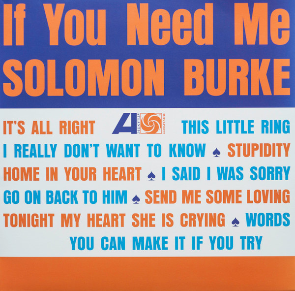 CD Shop - SOLOMON BURKE If You Need Me (HQ)