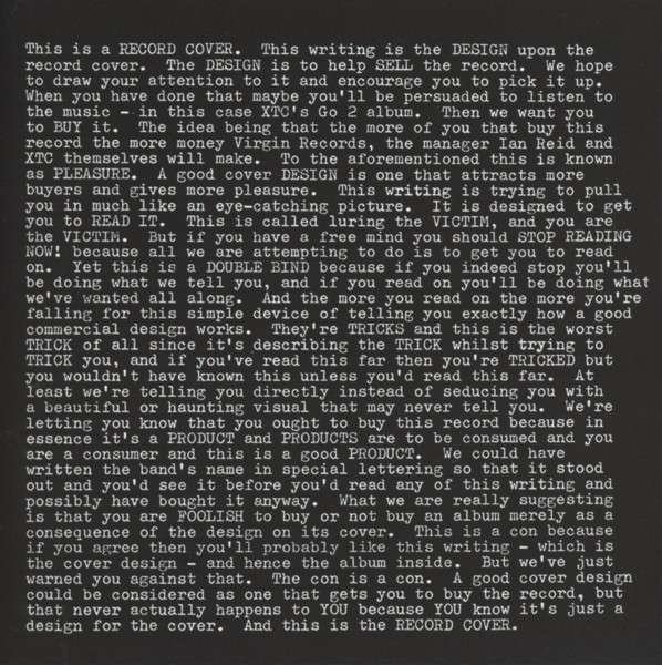 CD Shop - XTC GO 2