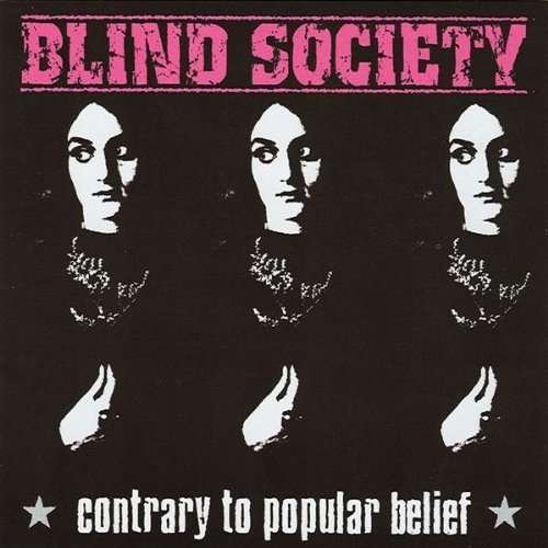 CD Shop - BLIND SOCIETY CONTRARY TO POPULAR BELIE