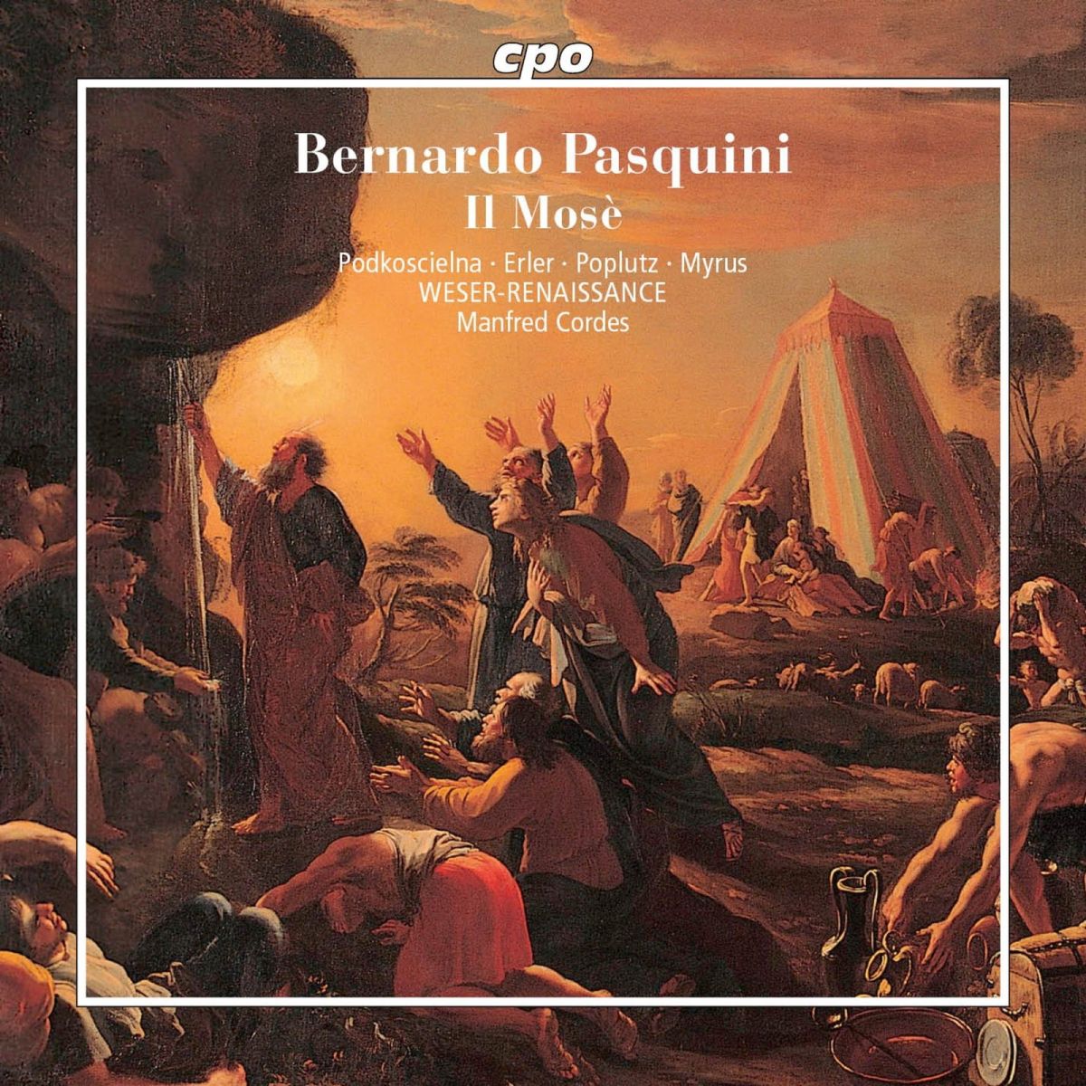 CD Shop - MAGDALENA PODKOSCIELNA,WESER-RENAISSANCE BREMEN PASQUINI: ORATORIO: IL MOSE