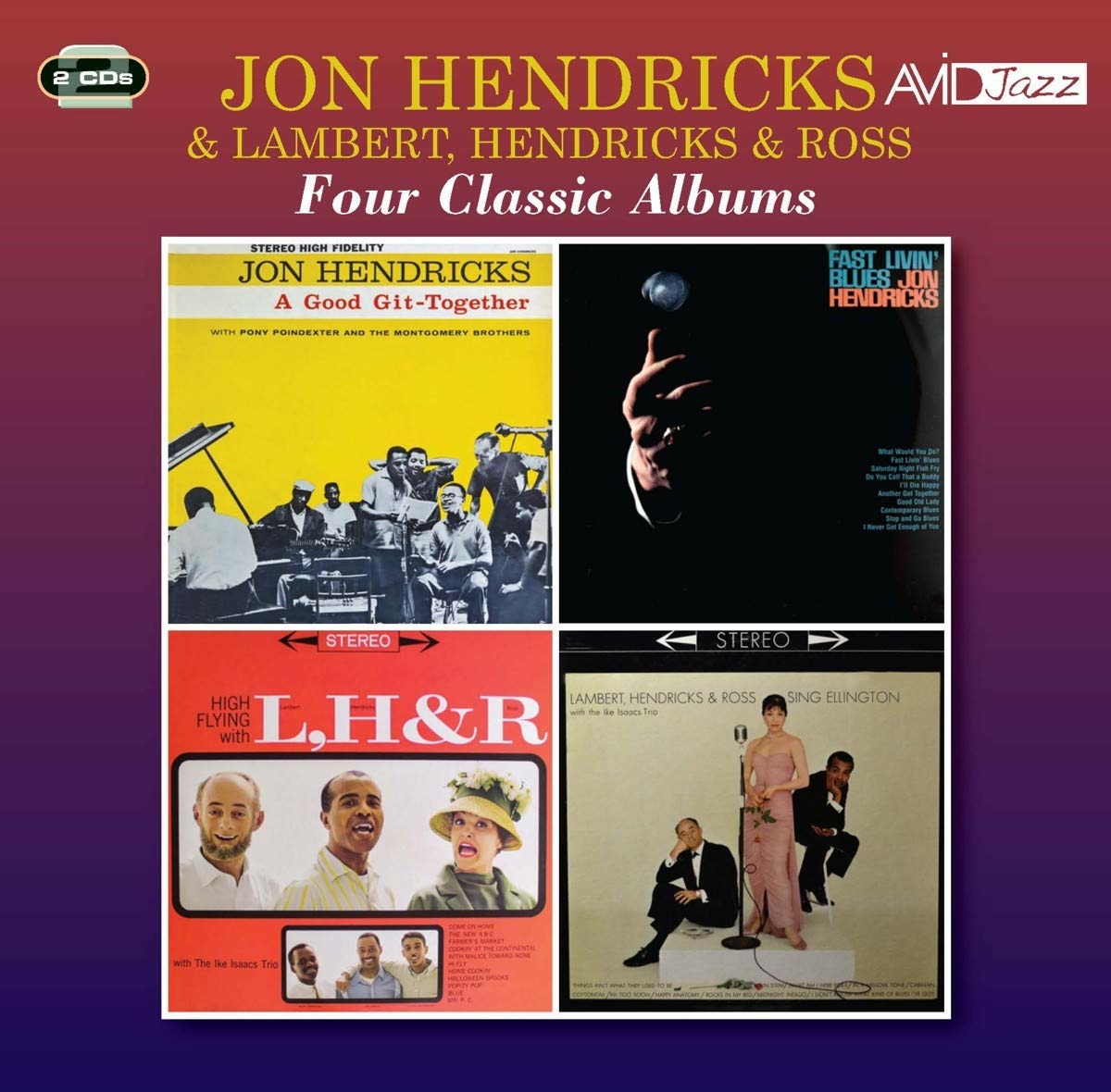 CD Shop - JON HENDRICKS,LAMBERT,HENDRICKS,ROSS FOUR CLASSIC ALBUMS