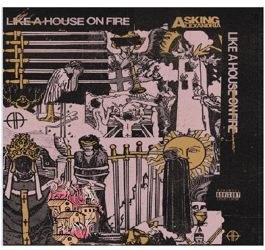 CD Shop - ASKING ALEXANDRIA LIKE A HOUSE ON FIRE