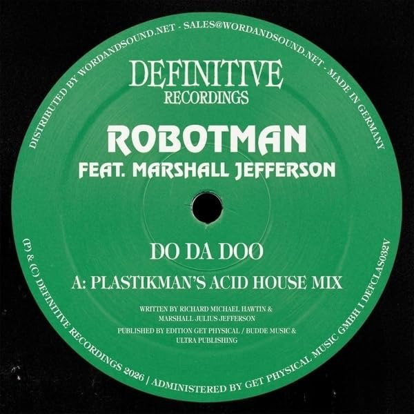 CD Shop - MARSHALL JEFFERSON,ROBOTMAN DO DA DOO