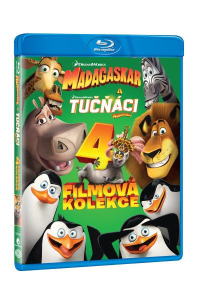 CD Shop - FILM MADAGASKAR 1.-3. + TUCNACI Z MADAGASKARU KOLEKCE 4BD