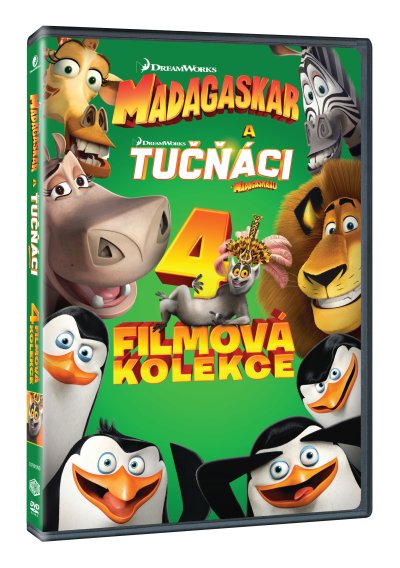 CD Shop - FILM MADAGASKAR 1.-3. + TUCNACI Z MADAGASKARU KOLEKCE 4DVD