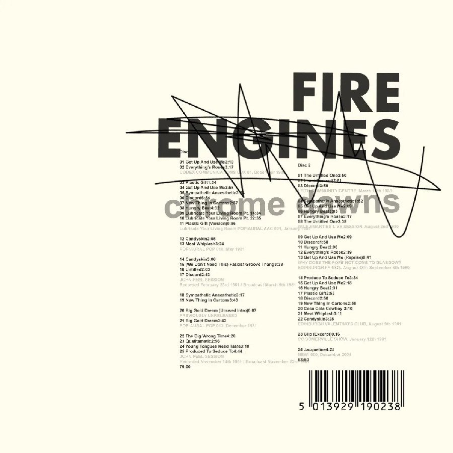 CD Shop - FIRE ENGINES CHROME DAWNS