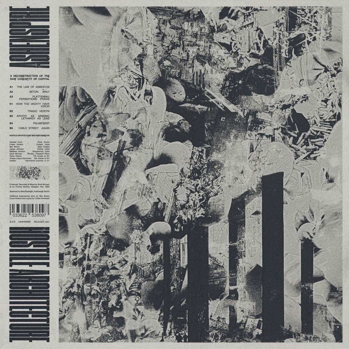 CD Shop - ASHENSPIRE (SPLATTER)HOSTILE ARCH...