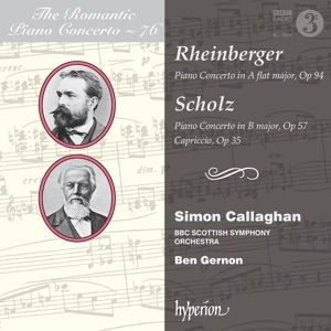 CD Shop - SIMON CALLAGHAN,BBC SCOTTISH SYMPHONY ORCHESTRA RHEINBERGER & SCHO...