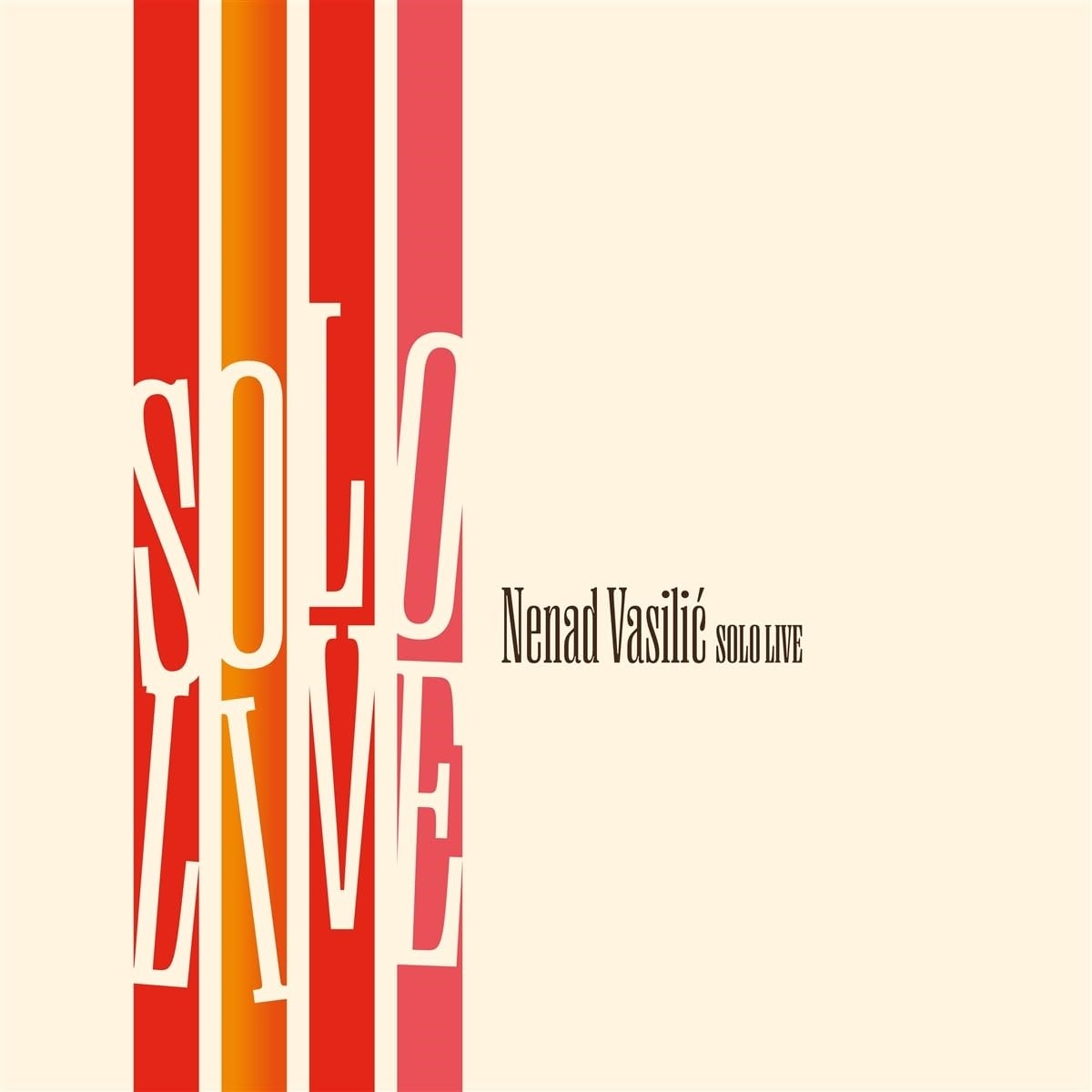 CD Shop - NENAD VASILIC SOLO LIVE