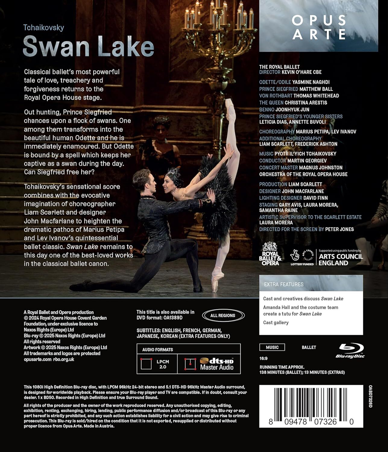 CD Shop - THE ROYAL BALLET TCHAIKOVSKY: SWAN LAKE