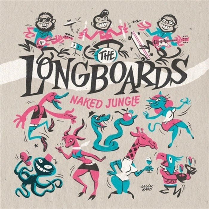 CD Shop - THE LONGBOARDS \"NAKED JUNGLE (10\"\")\"