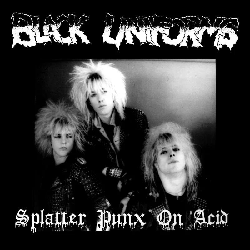 CD Shop - BLACK UNIFORMS SPLATTER PUNX ON ACID
