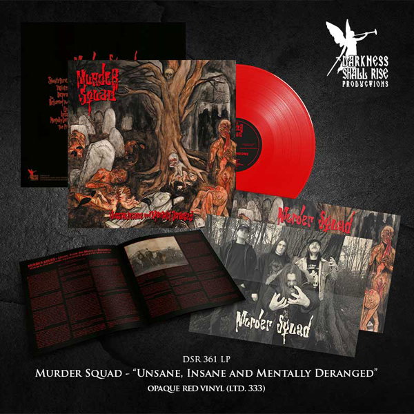 CD Shop - MURDER SQUAD UNSANE, INSANE AND MENTALLY DERANGED RED