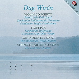 CD Shop - DAG WIREN VIOLIN CONCERTO/TRIPTY...