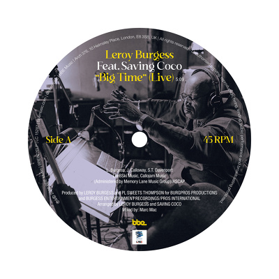 CD Shop - LEROY BURGESS BIG TIME / LET\
