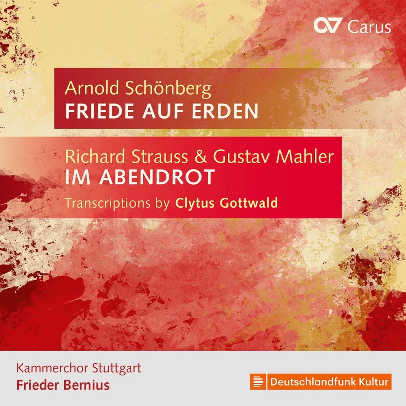 CD Shop - KAMMERCHOR STUTTGART STRAUSS, MAHLER & ...