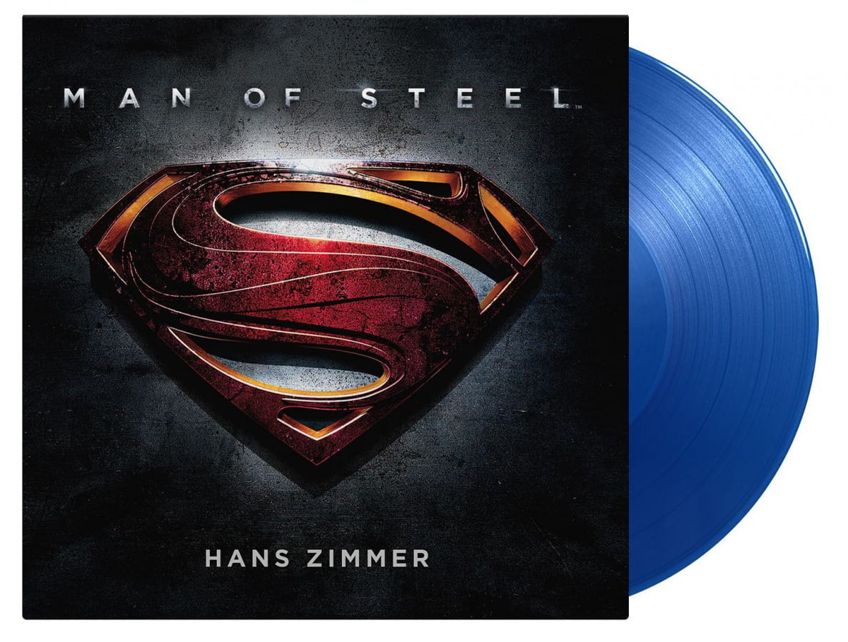 CD Shop - MAN OF STEEL (180G, TRANSLUCENT BLUE VINYL) OST 