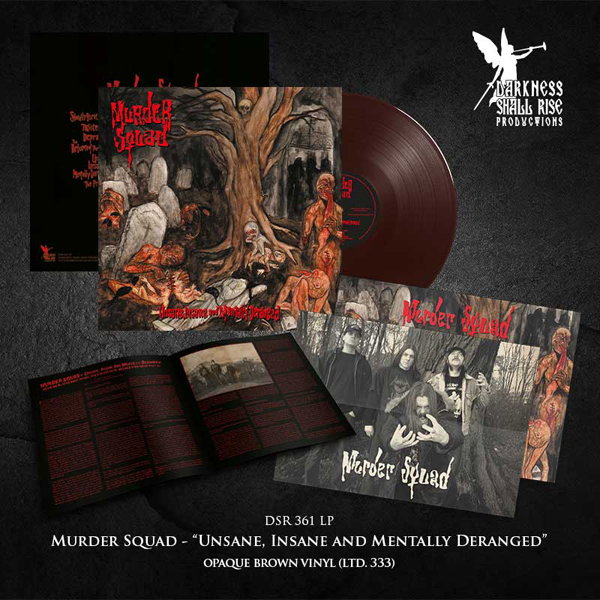 CD Shop - MURDER SQUAD UNSANE, INSANE AND MENTALLY DERANGED OPAQUE BROWN