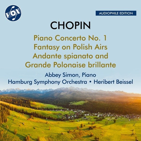 CD Shop - ABBEY SIMON,HAMBURG SYMPHONY ORCHESTRA FREDERIC CHOPIN: PIANO...