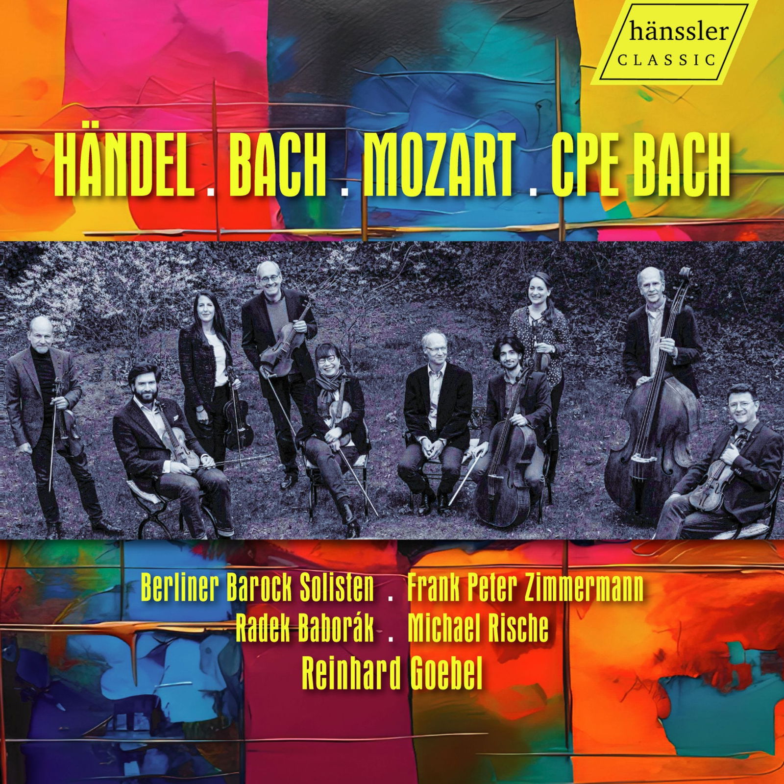 CD Shop - BERLINER BAROCK SOLISTEN,FRANK PETER ZIMMERMANN,REINHARD GOEBEL HANDEL, JS BACH, MOZAR...
