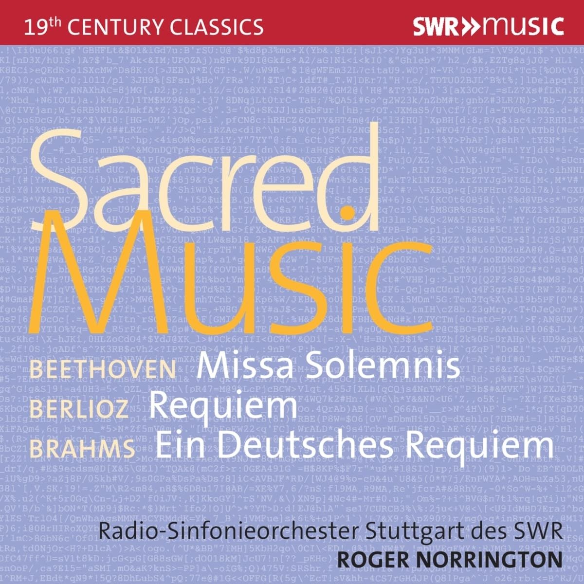 CD Shop - RADIO-SINFONIEORCHESTER STUTTGART DES SWR SACRED MUSIC