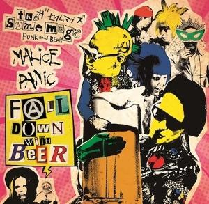 CD Shop - MALICE PANIC,SAMEMUGS FALL DOWN WITH BEER SPLIT