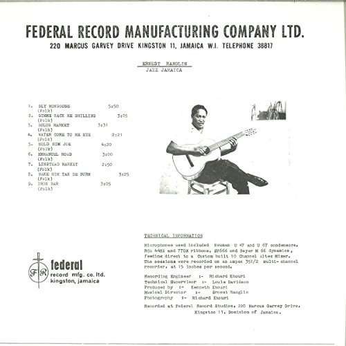 CD Shop - ERNEST RANGLIN JAZZ JAMAICA