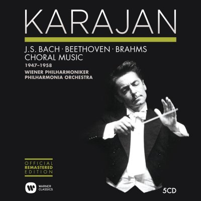 CD Shop - KARAJAN, HERBERT VON THE HERBERT VON KARAJAN COLLECTION: BACH/BEETHOVEN/BRAHMSS - CHORAL MUSIC