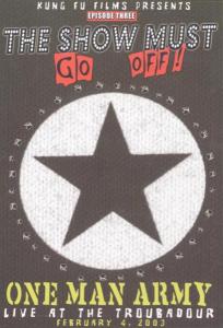 CD Shop - ONE MAN ARMY LIVE AT THE TROUBADOUR