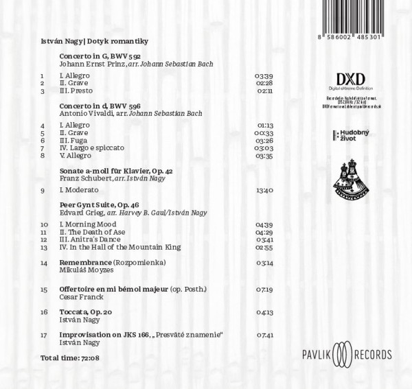 CD Shop - NAGY ISTVAN: Dotyk romantiky