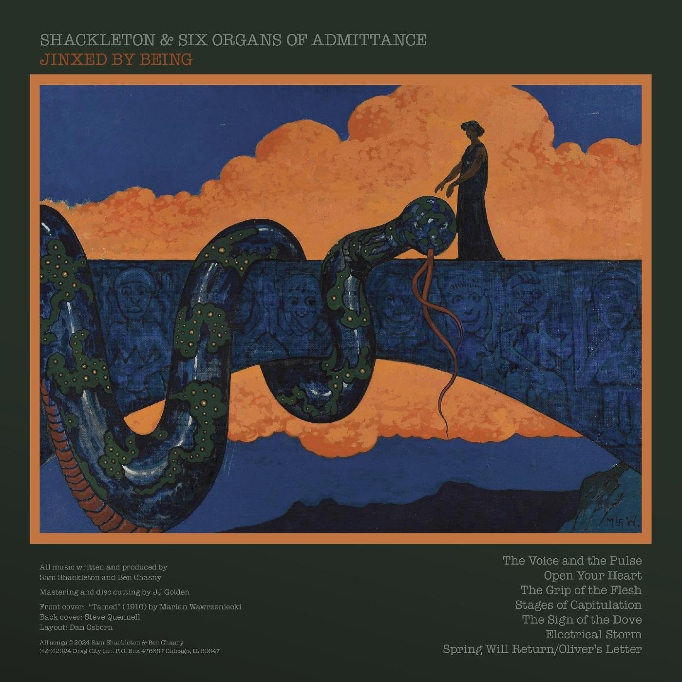 CD Shop - SHACKLETON & SIX ORGANS OF ADMITTANCE JINXED BY BEING