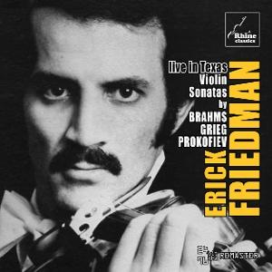 CD Shop - ERICK FRIEDMAN LIVE IN TEXAS