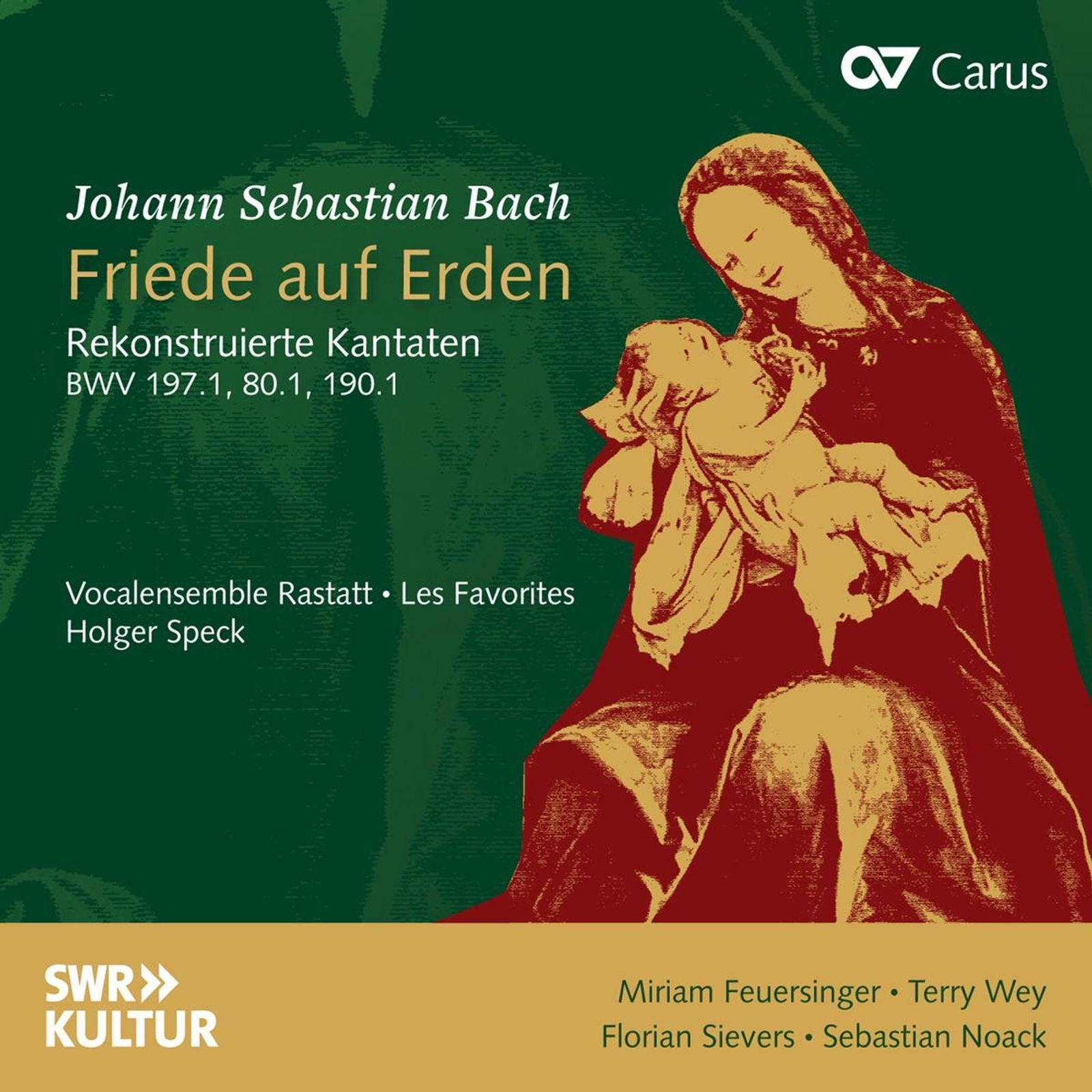 CD Shop - TERRY WEY BACH: FRIEDE AUF ERDEN...