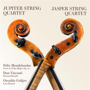 CD Shop - JUPITER AND JASPER STRING QUARTETS MENDELSSOHN, VISCONTI,...