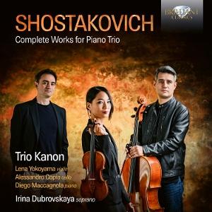 CD Shop - TRIO KANON,IRINA DUBROVSKAYA SHOSTAKOVICH: COMPLETE...