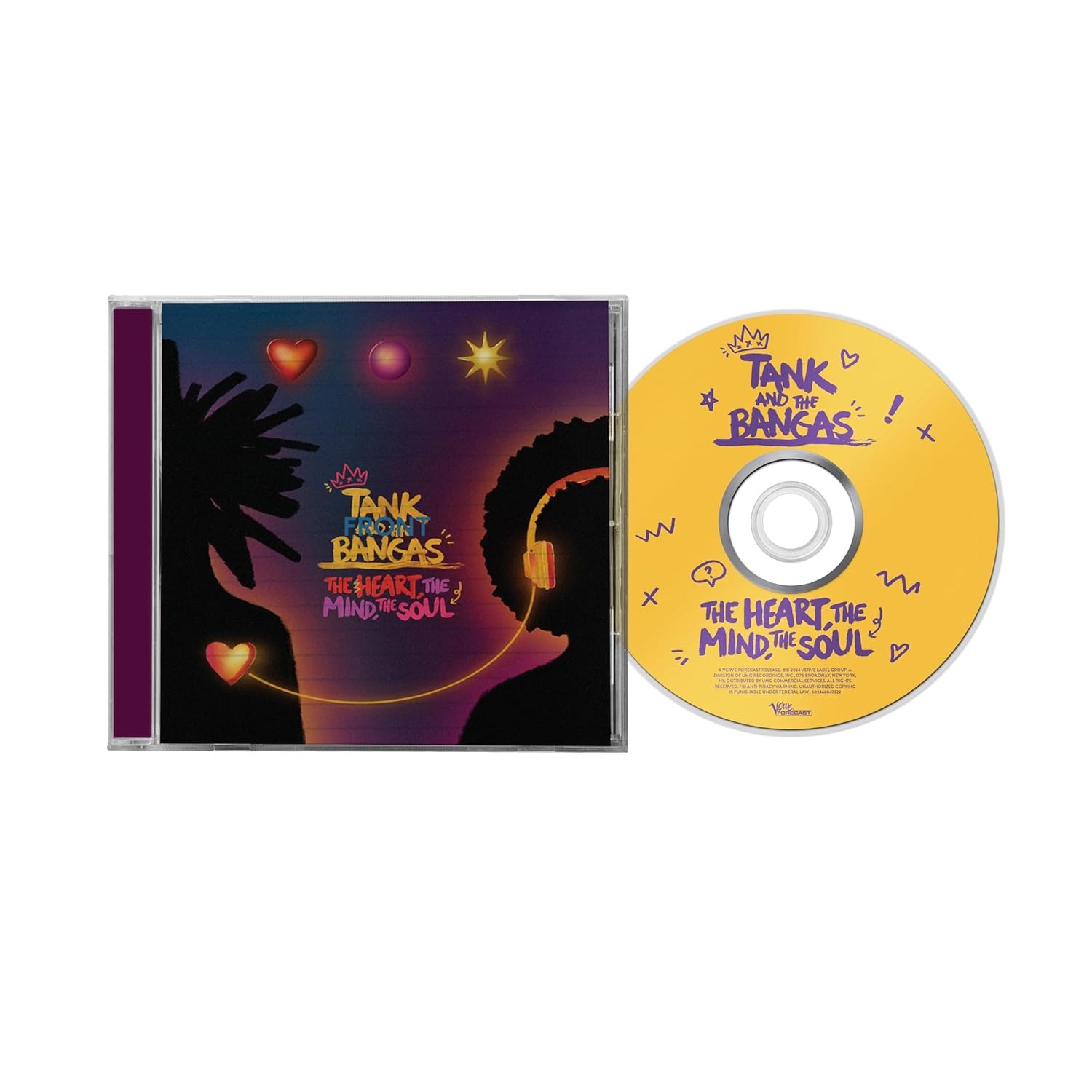 CD Shop - TANK AND THE BANGAS HEART, THE MIND, THE SOUL