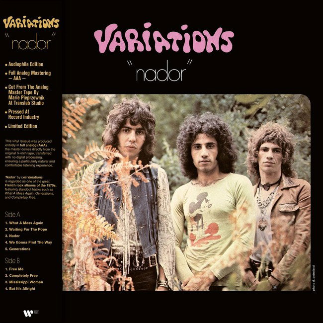 CD Shop - LES VARIATIONS NADOR