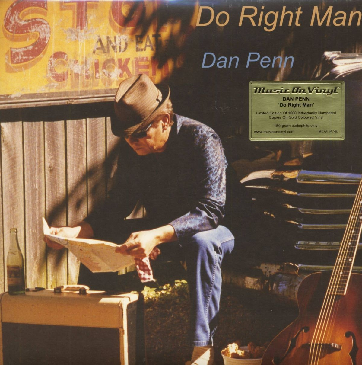 CD Shop - DAN PENN Do Right Man (180 g, gold coloured vinyl)