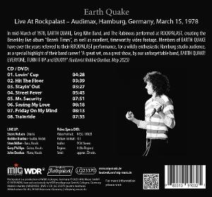 CD Shop - EARTH QUAKE LIVE AT ROCKPALAST 1978